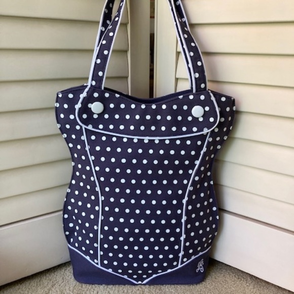 Lulu Guinness London "Swim Suit" Tote Bag